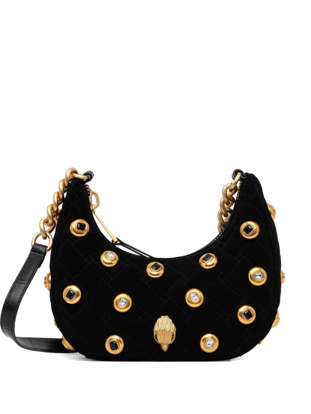 Kurt Geiger Londonquilted studded shoulder bag