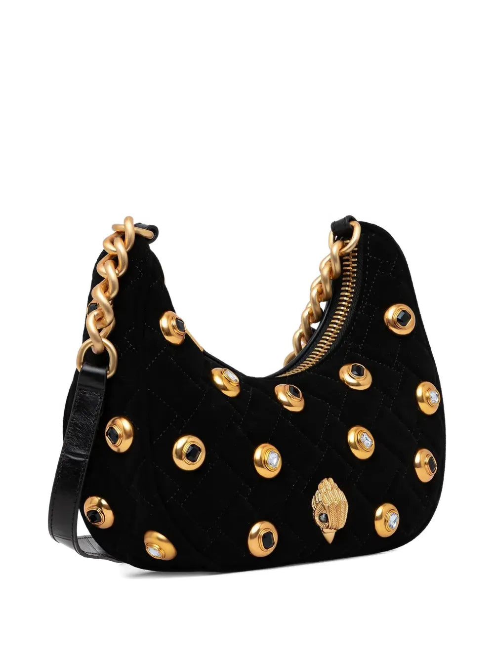 Kurt Geiger Londonquilted studded shoulder bag