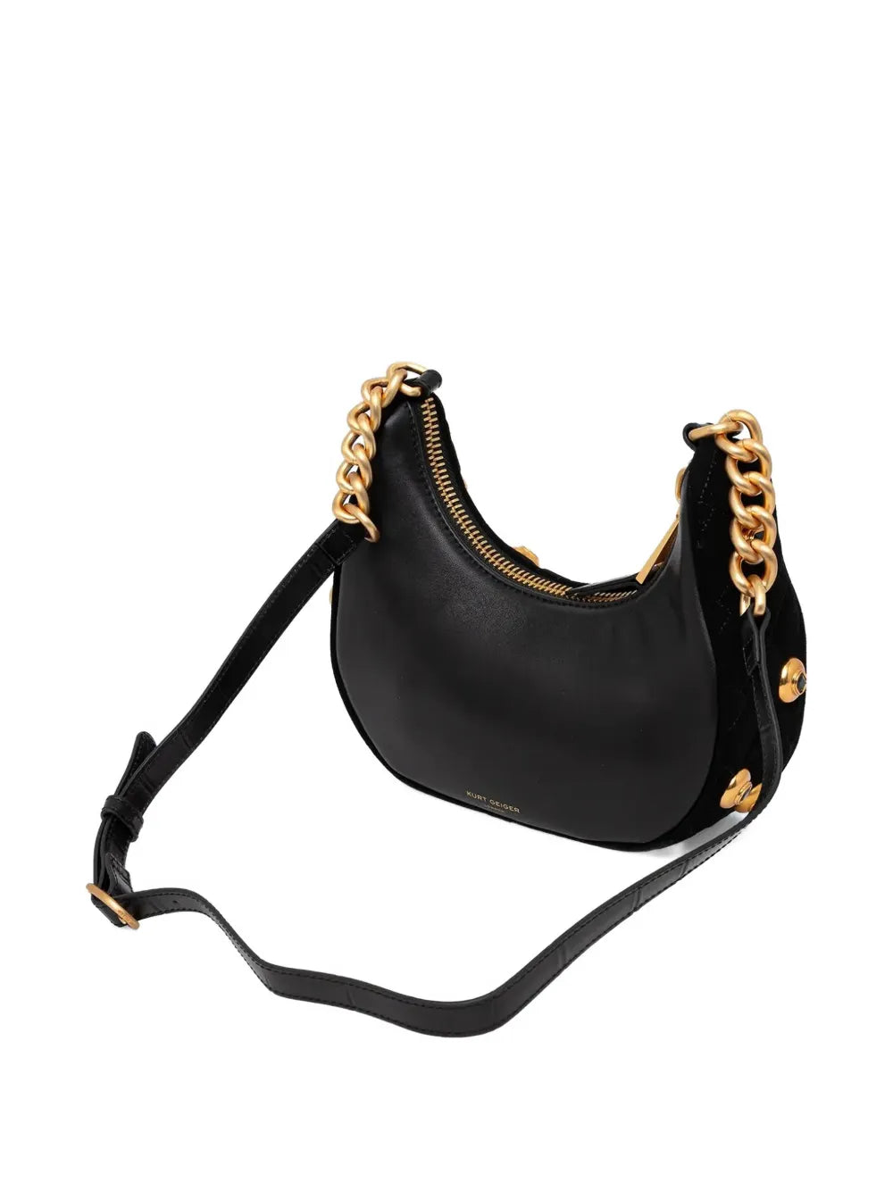 Kurt Geiger Londonquilted studded shoulder bag