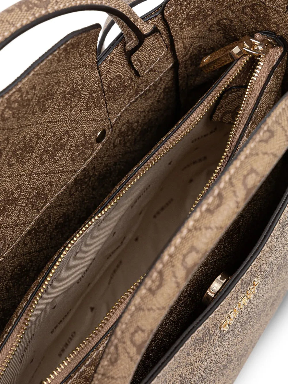 GUESS USAmonogram top-handles tote bag