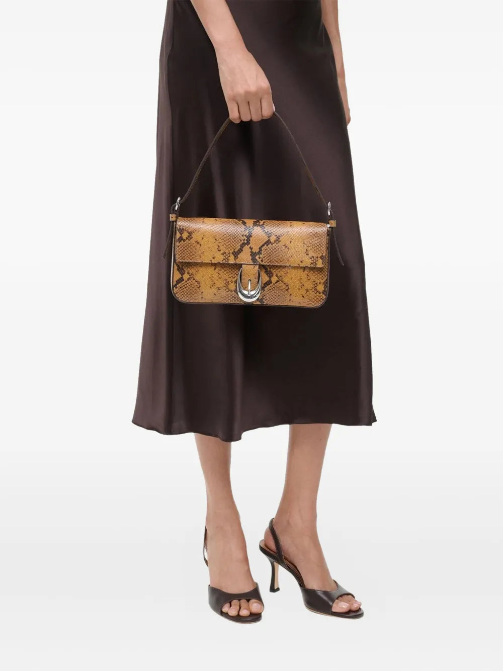 STAUDHARLOW snake-print shoulder bag