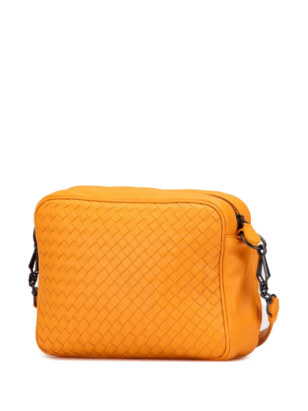 Pre-OwnedBottega Veneta Pre-Owned2012-2025 Nappa Intrecciato Front Pocket Messenger Bag crossbody bag