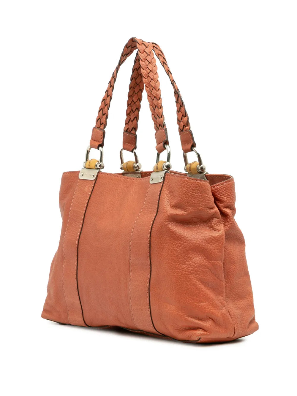 Pre-OwnedGucci Pre-Owned2016-2025 Medium Leather Bamboo Libeccio tote bag