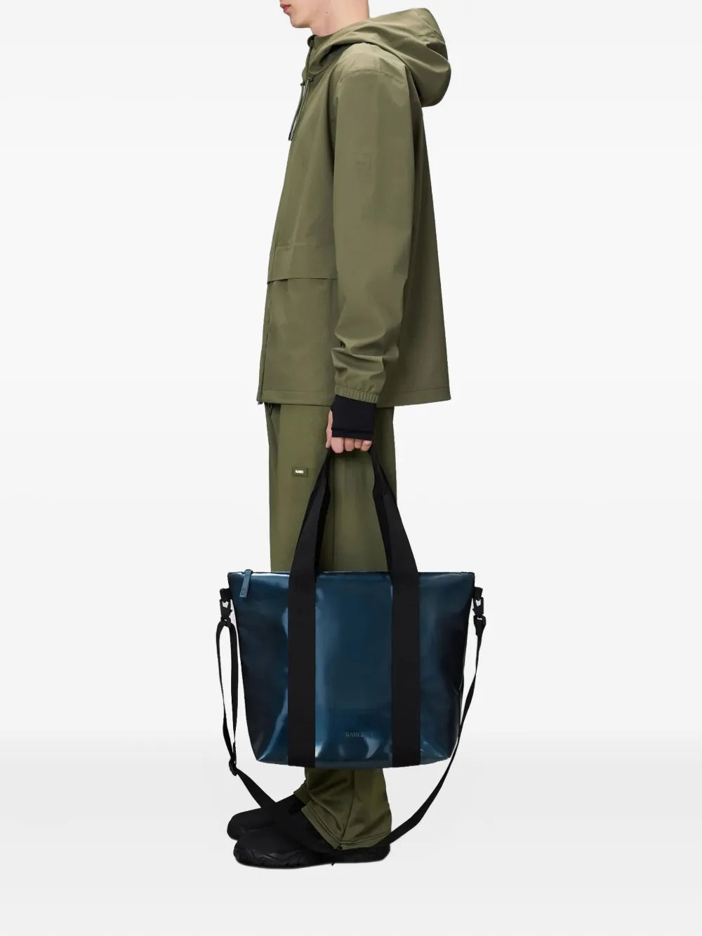 Rainsmini logo-debossed tote bag