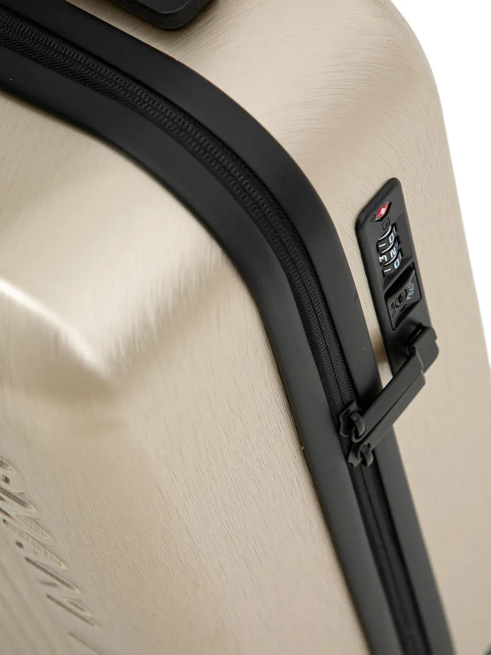 Armani Exchangeembossed wheeled luggage