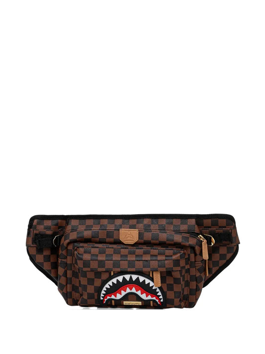 Spraygroundchecked-pattern belt bag