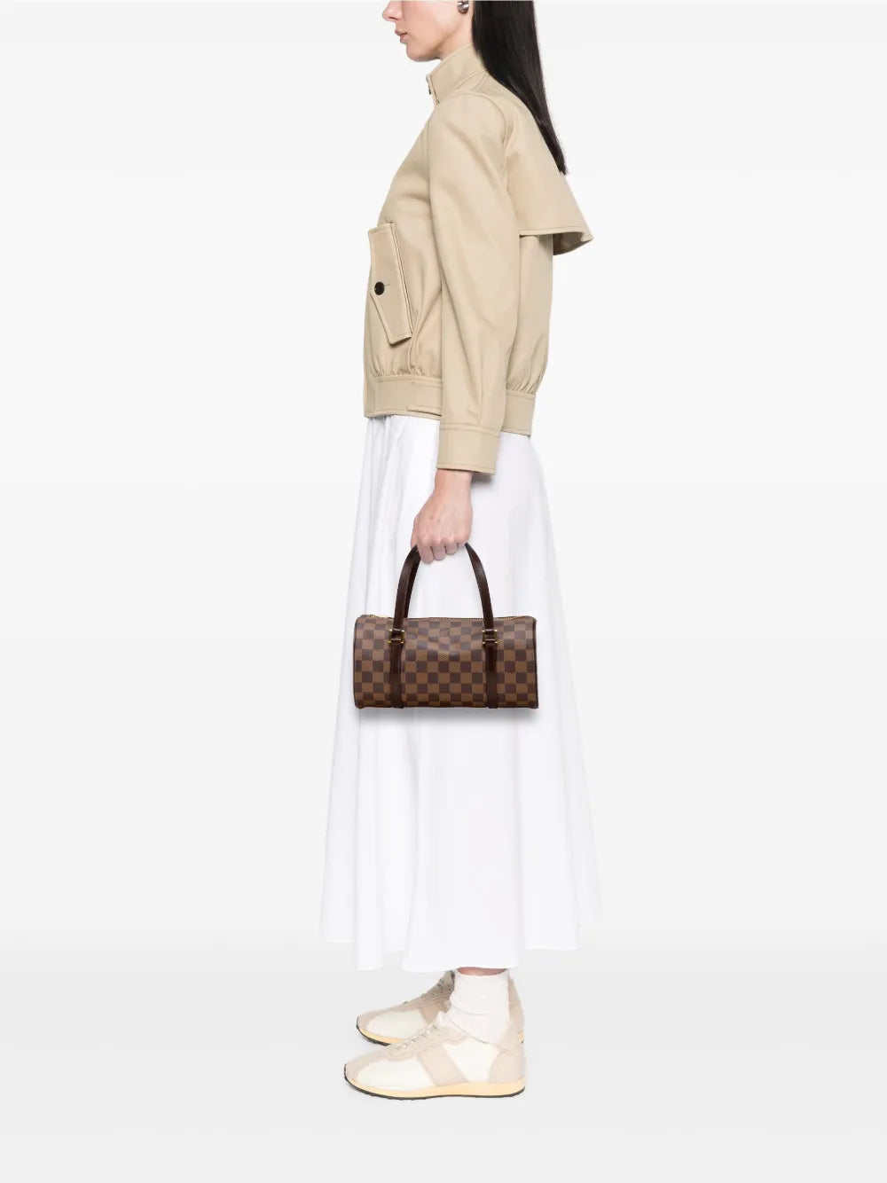 Pre-OwnedLouis Vuitton Pre-Owned2004 Damier Ebene Papillon 26 handbag