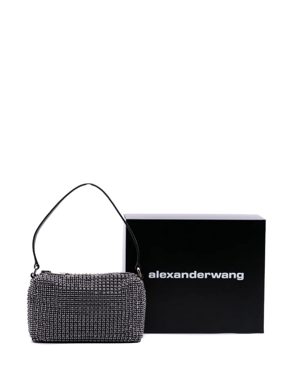 Pre-OwnedPre-Owned Alexander Wang2010-2025 Mesh Crystal Heiress Pouch handbag