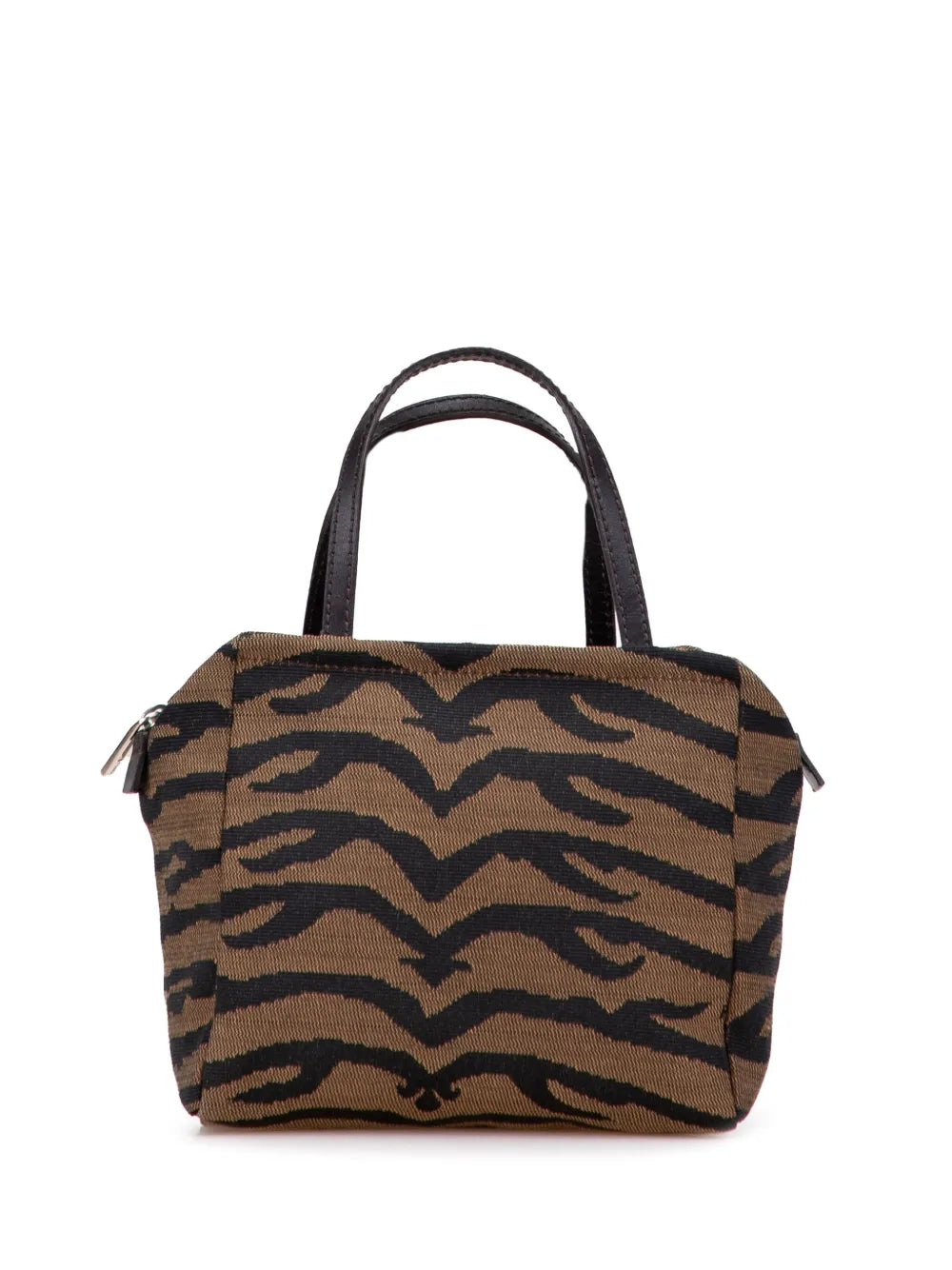 Pre-OwnedFendi Pre-Owned2000-2010 Zebra Print Canvas handbag
