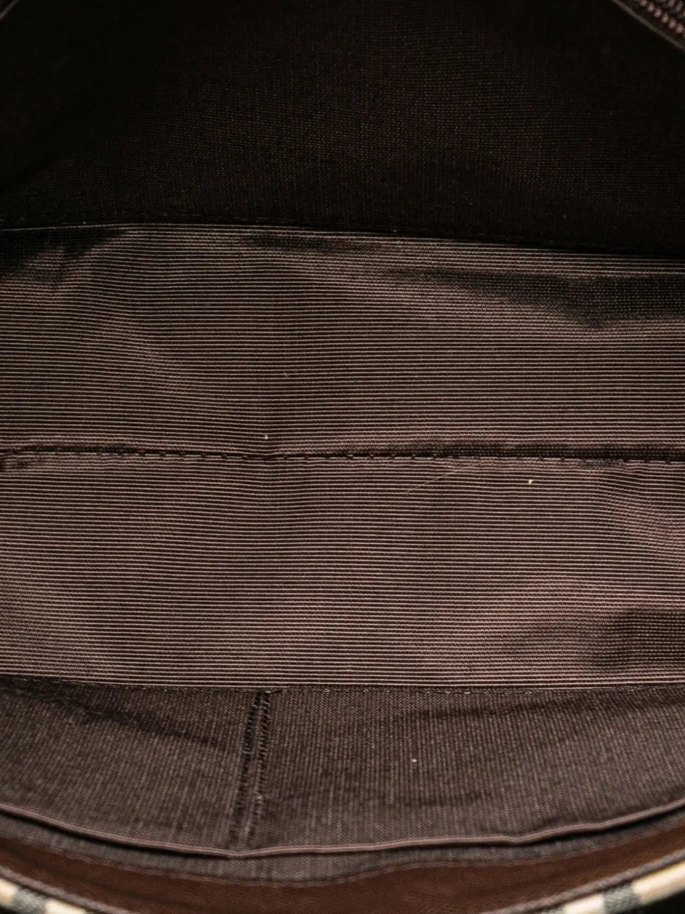 Pre-OwnedBurberry Pre-Owned2000-2017 House Check Canvas Flap shoulder bag