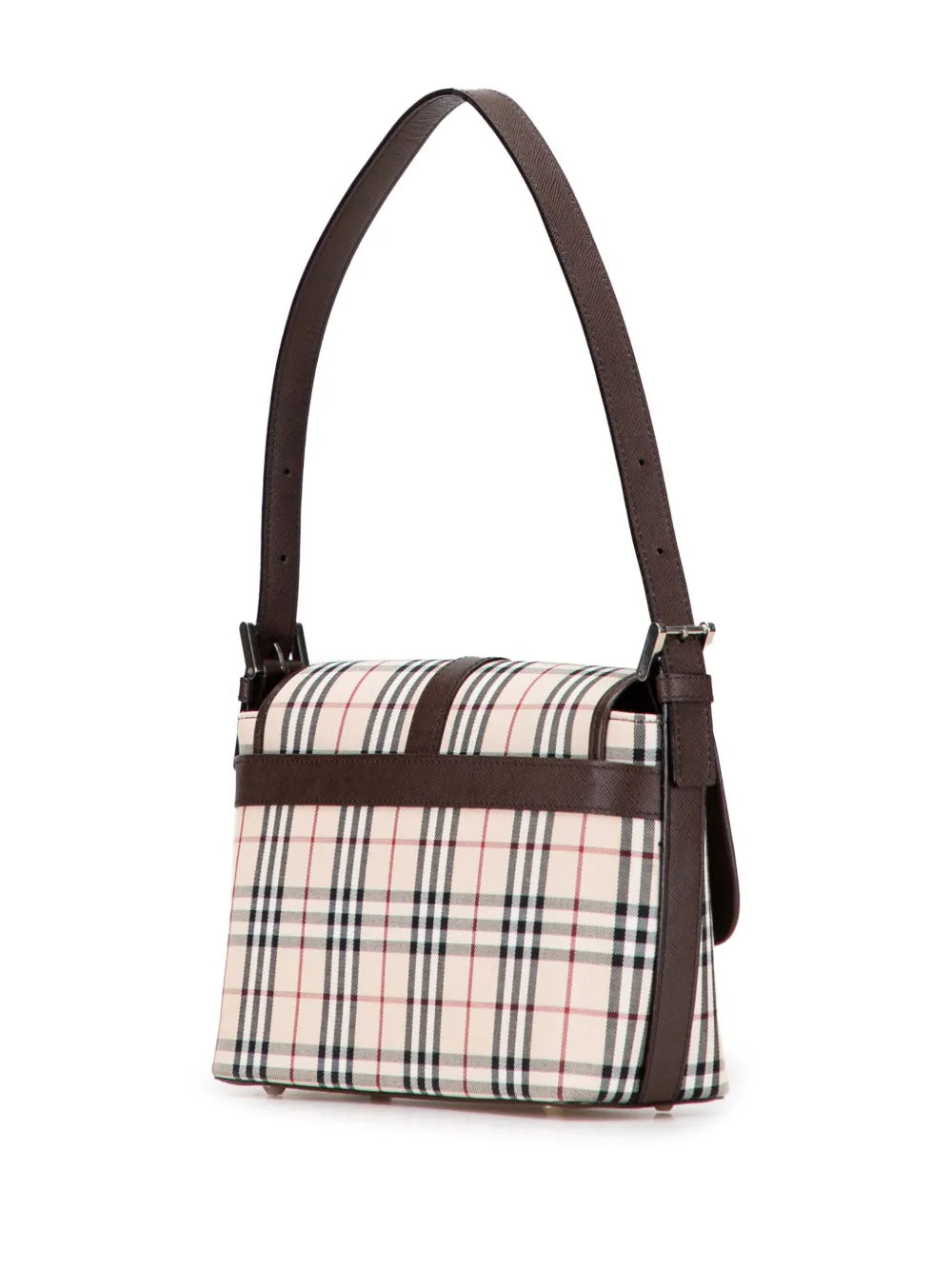 Pre-OwnedBurberry Pre-Owned2000-2017 House Check Canvas Flap shoulder bag