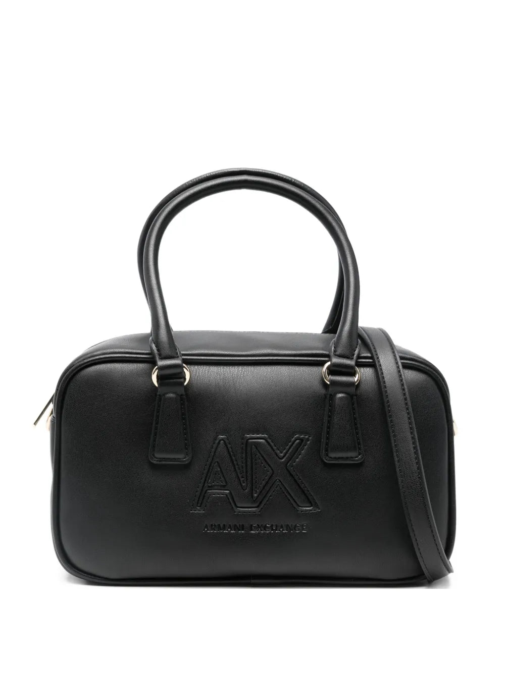 Armani Exchangelogo-embossed tote bag