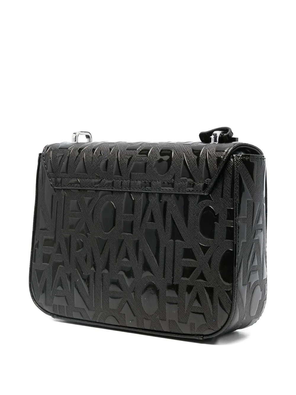 Armani Exchangelogo-embossed satchel bag
