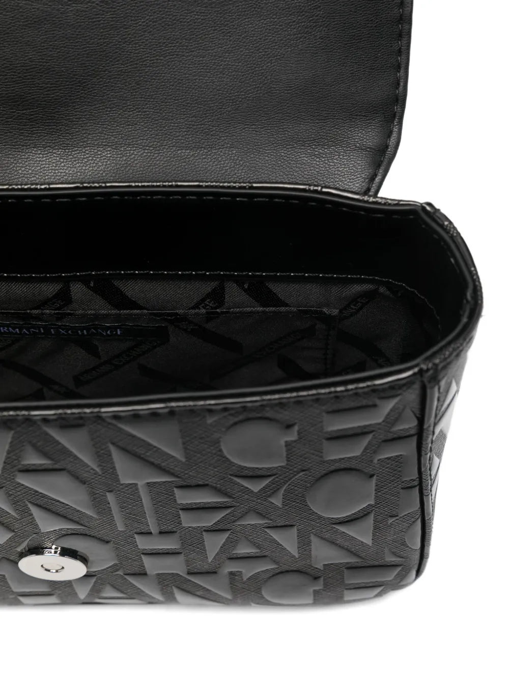 Armani Exchangelogo-embossed satchel bag