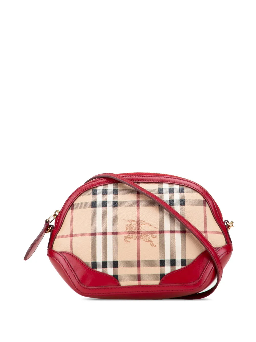 Pre-OwnedBurberry Pre-Owned2000-2017 Haymarket Check Coated Canvas crossbody bag