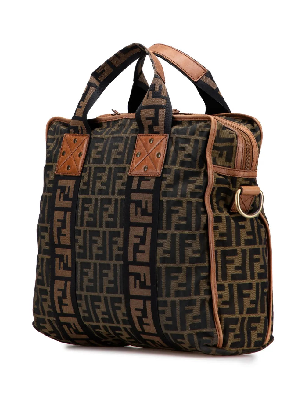 Pre-OwnedFendi Pre-Owned2000-2010 Zucca Canvas FF satchel