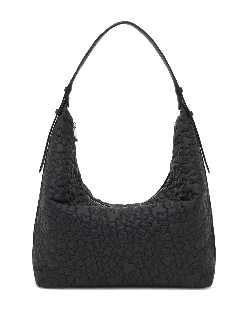 TOUSembossed zipped shoulder bag