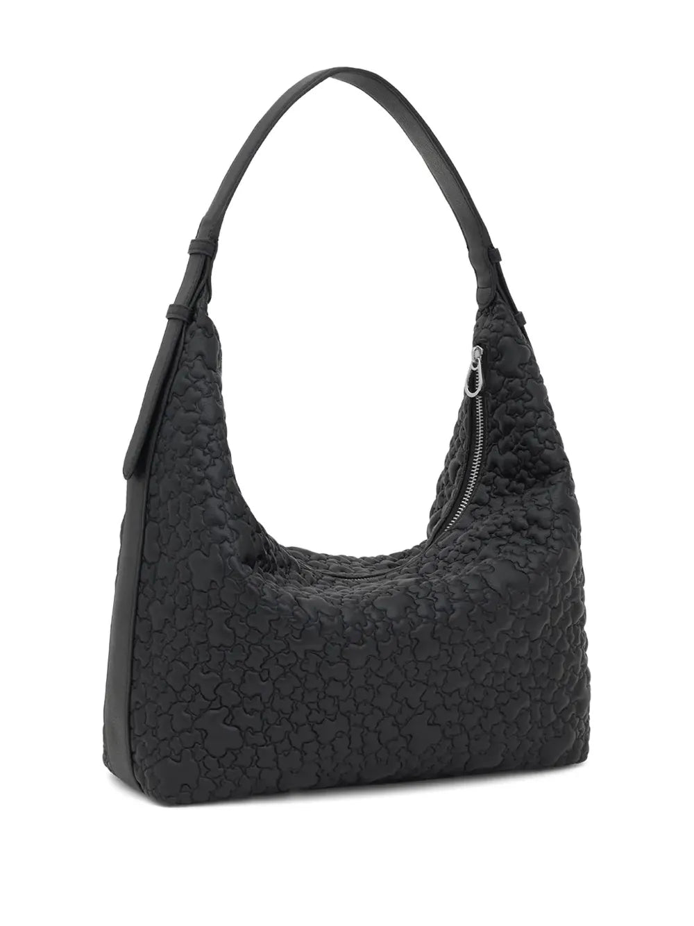 TOUSembossed zipped shoulder bag
