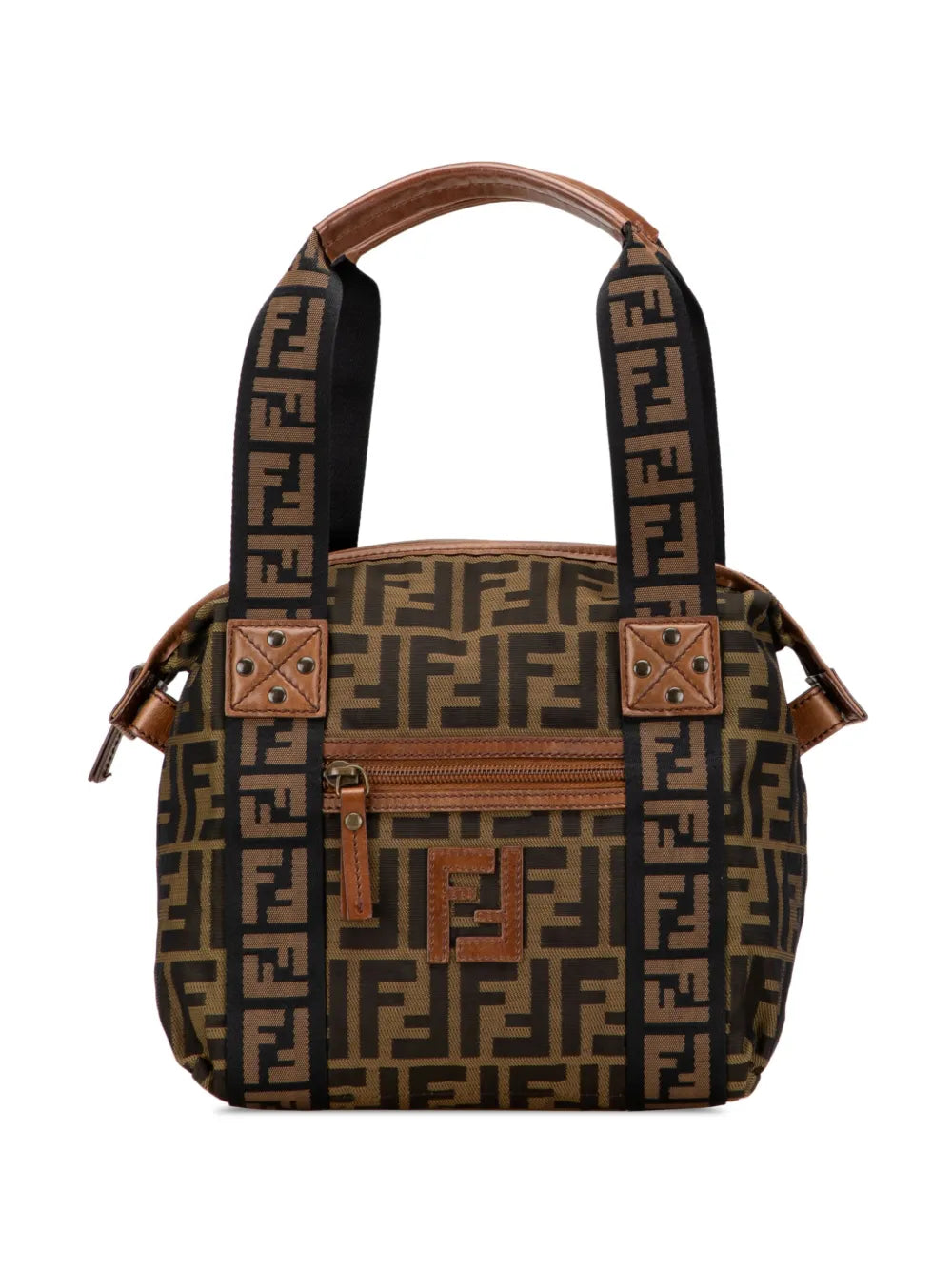 Pre-OwnedFendi Pre-Owned2000-2010 Zucca Canvas FF handbag