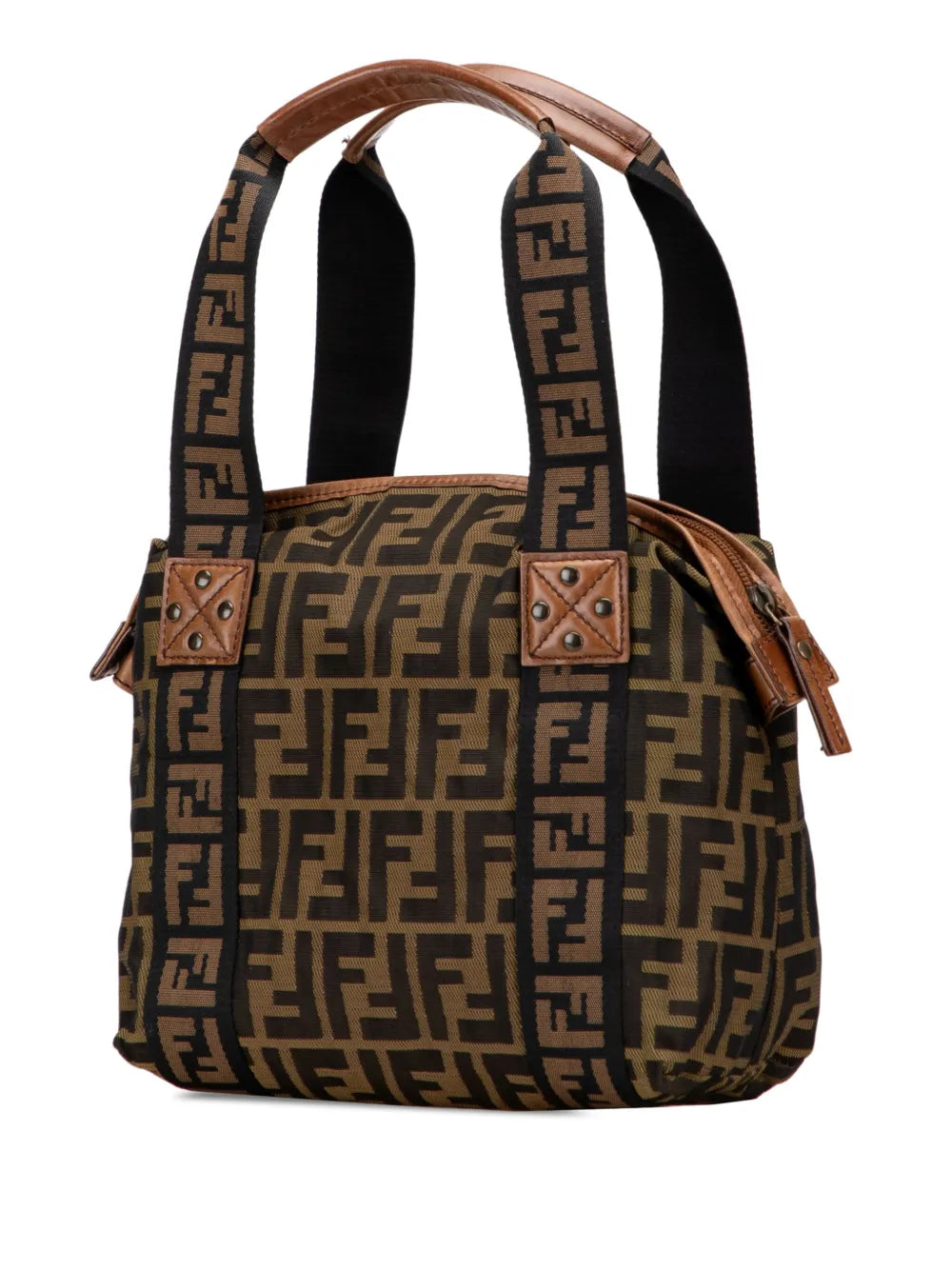 Pre-OwnedFendi Pre-Owned2000-2010 Zucca Canvas FF handbag