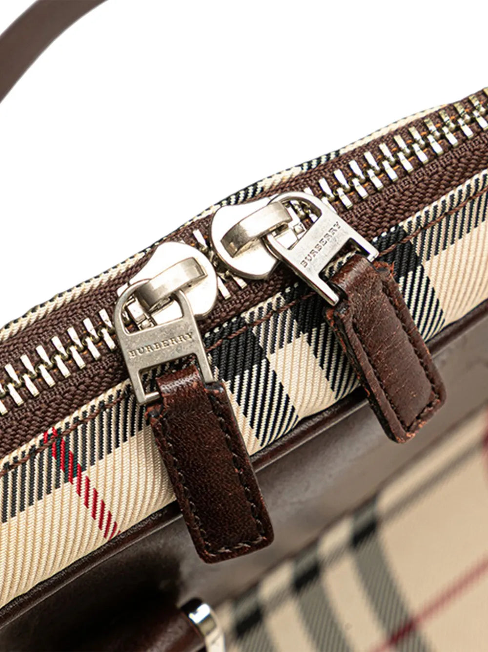 Pre-OwnedBurberry Pre-Owned2000-2017 House Check Canvas shoulder bag