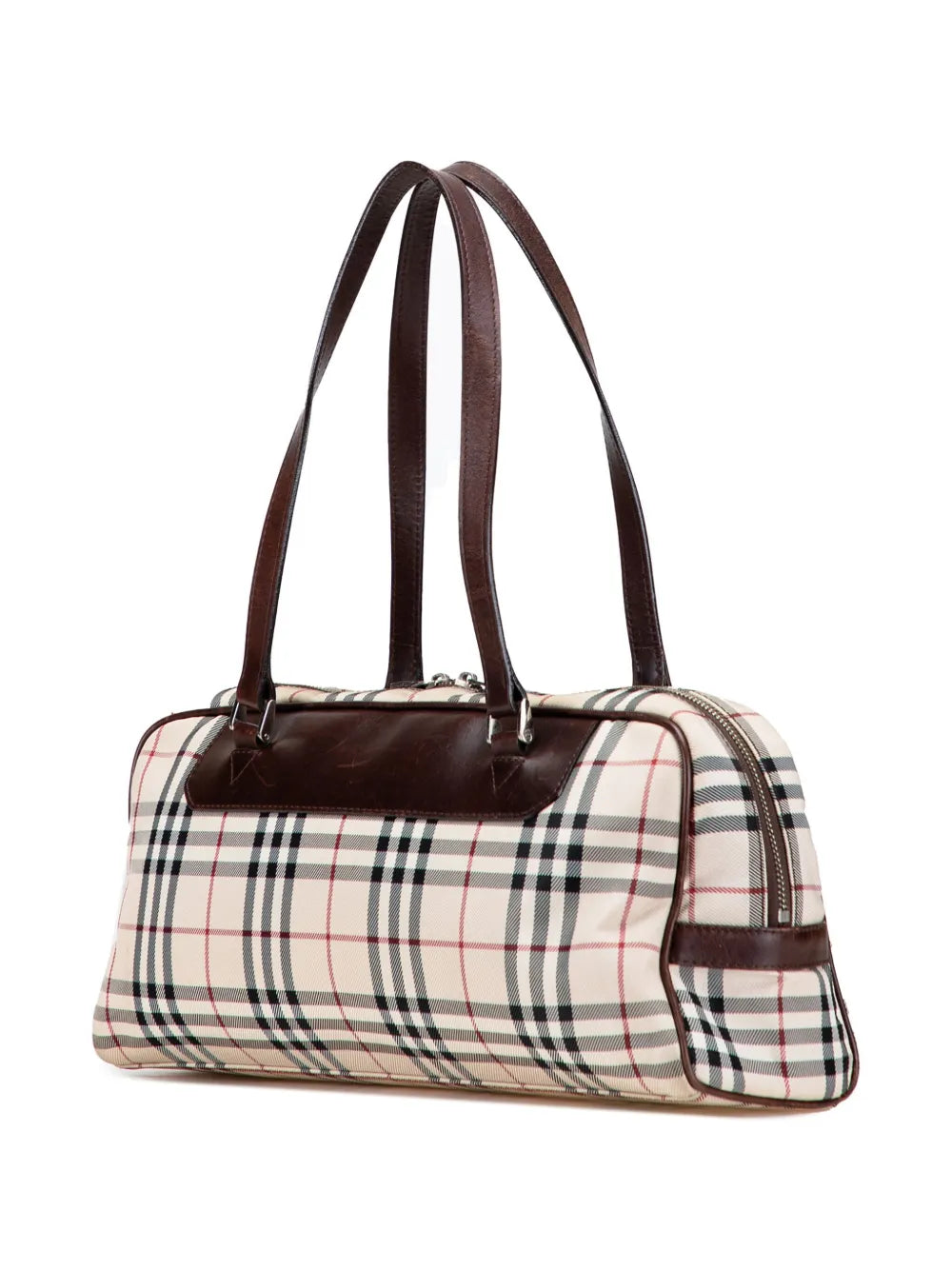 Pre-OwnedBurberry Pre-Owned2000-2017 House Check Canvas shoulder bag