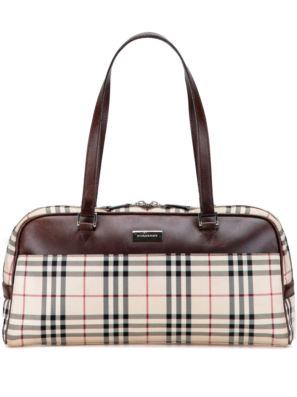 Pre-OwnedBurberry Pre-Owned2000-2017 House Check Canvas shoulder bag