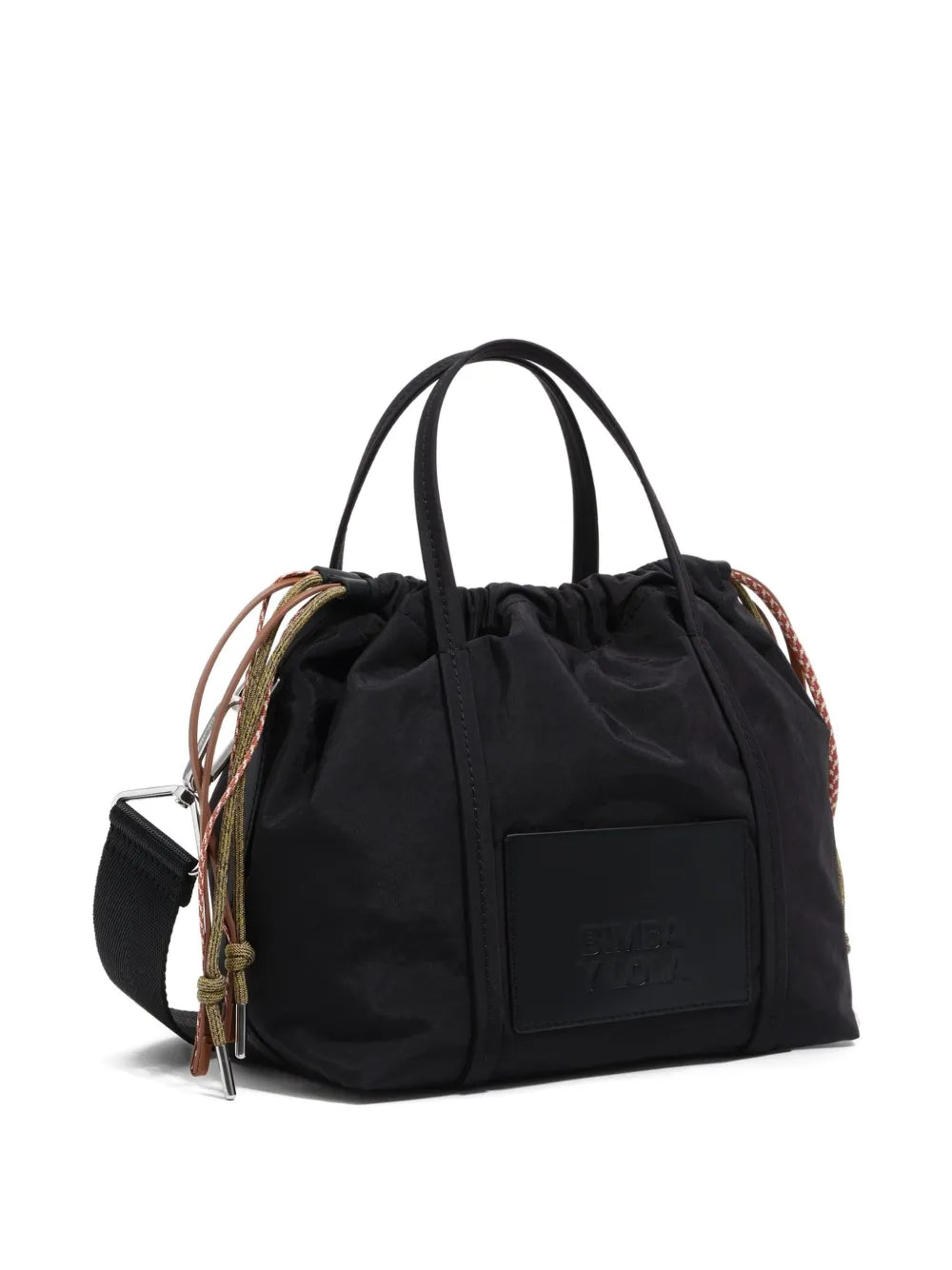 Bimba y Lolasmall logo-patch satchel bag