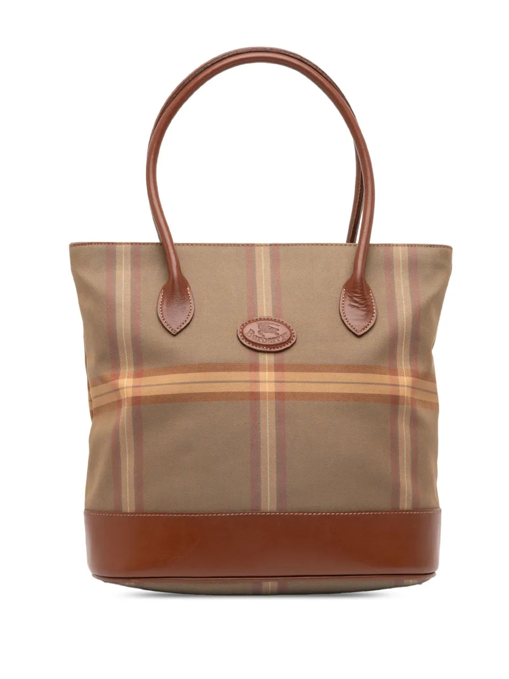Pre-OwnedBurberry Pre-Owned20th Century Vintage Check Canvas bucket bag