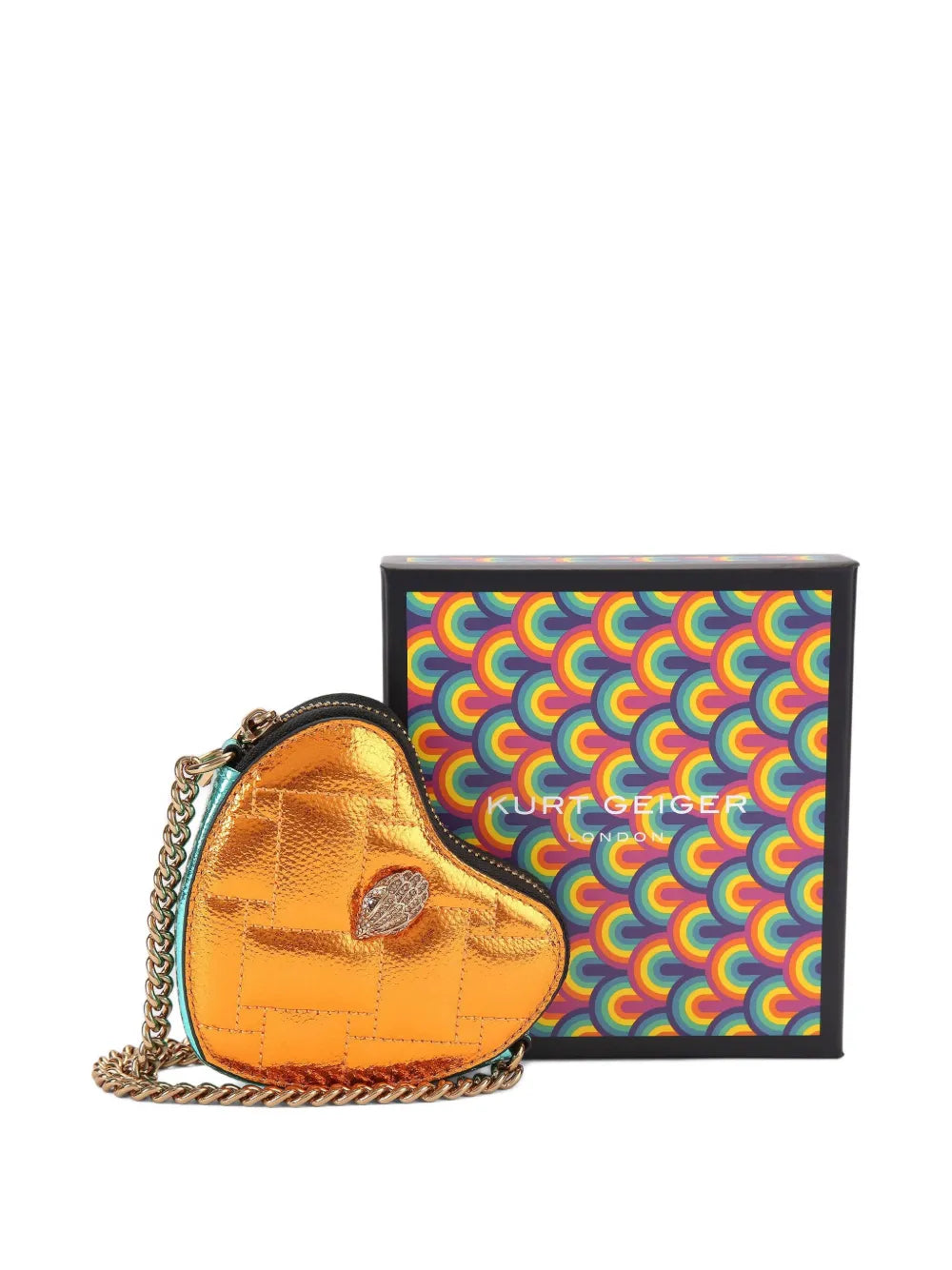 Kurt Geiger Londonmicro Heart cross body bag