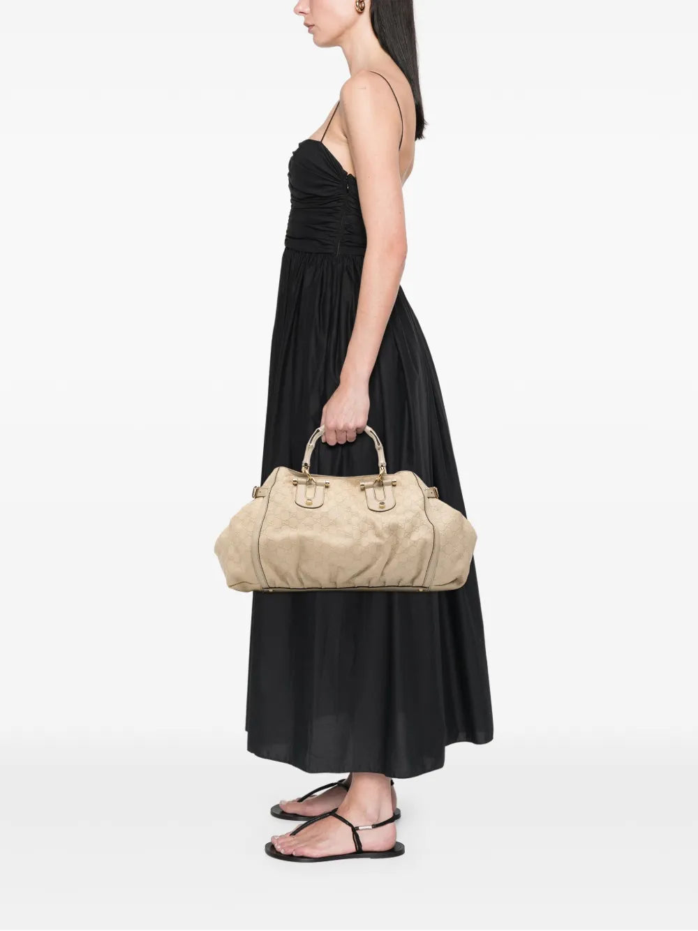 Pre-OwnedGucci Pre-Owned2016-2025 Guccissima Bamboo Dialux tote bag