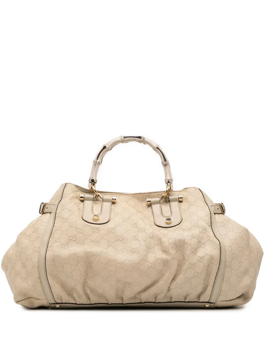 Pre-OwnedGucci Pre-Owned2016-2025 Guccissima Bamboo Dialux tote bag