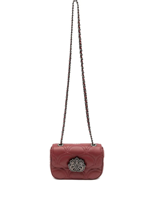 IslaSirena quilted emblem chain shoulder bag