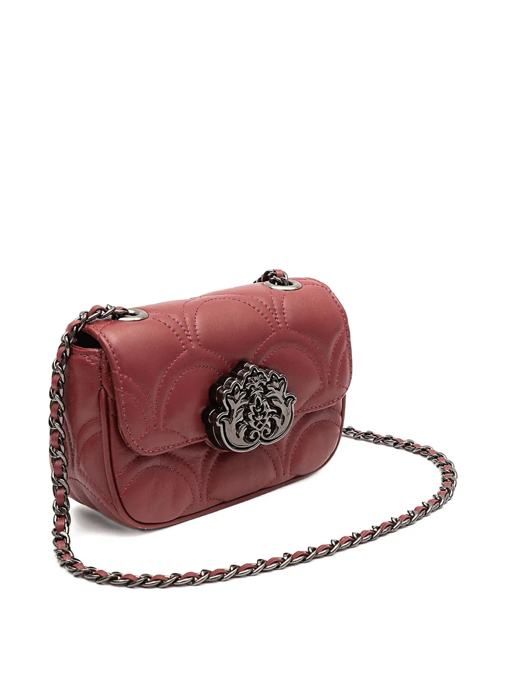IslaSirena quilted emblem chain shoulder bag