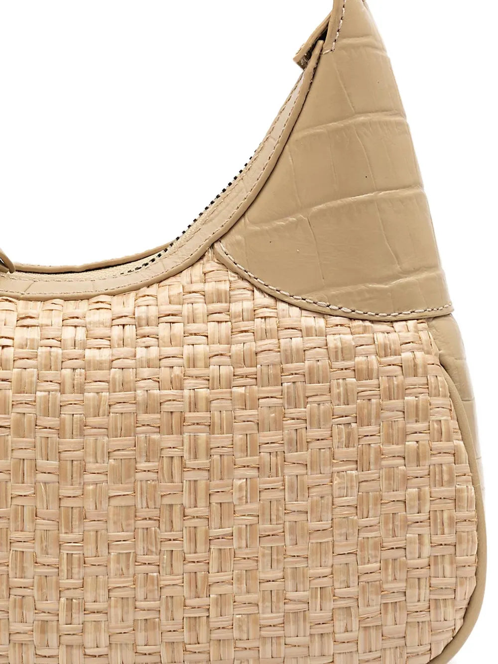 Islawoven embossed shoulder bag