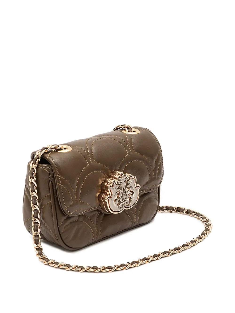 IslaSirena quilted appliquchain shoulder bag