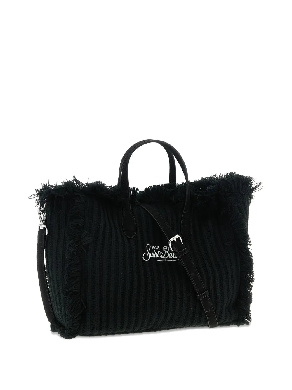 MC2 Saint BarthColette fringed wool tote bag