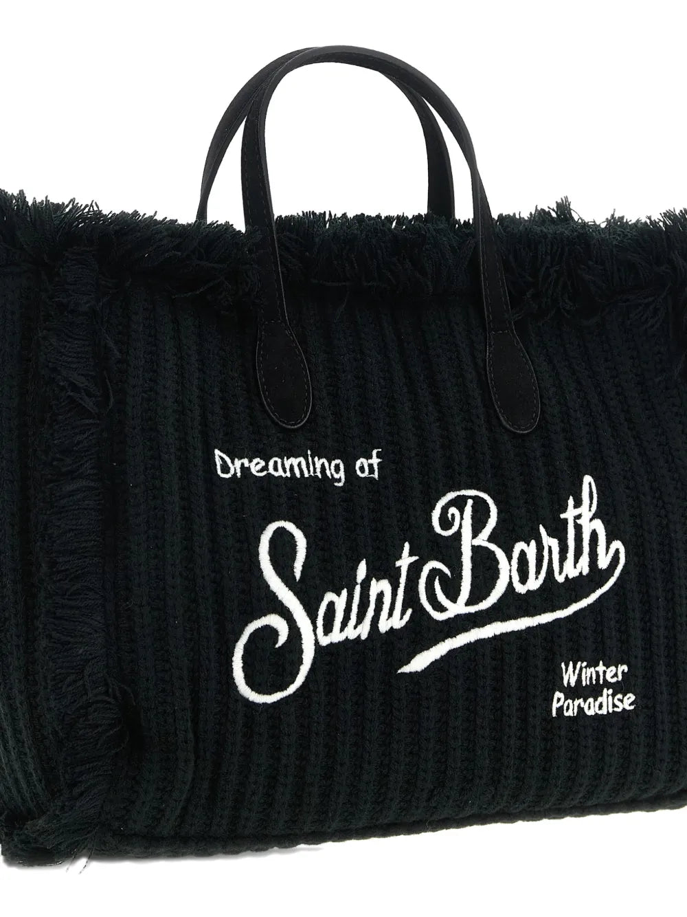 MC2 Saint BarthColette fringed wool tote bag
