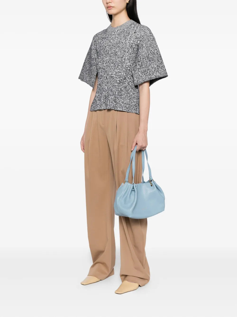 agn b. logo-print tote bag