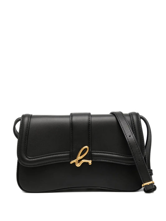 agn b. logo-plaque crossbody bag