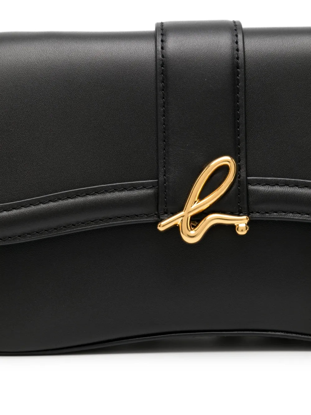 agn b. logo-plaque crossbody bag