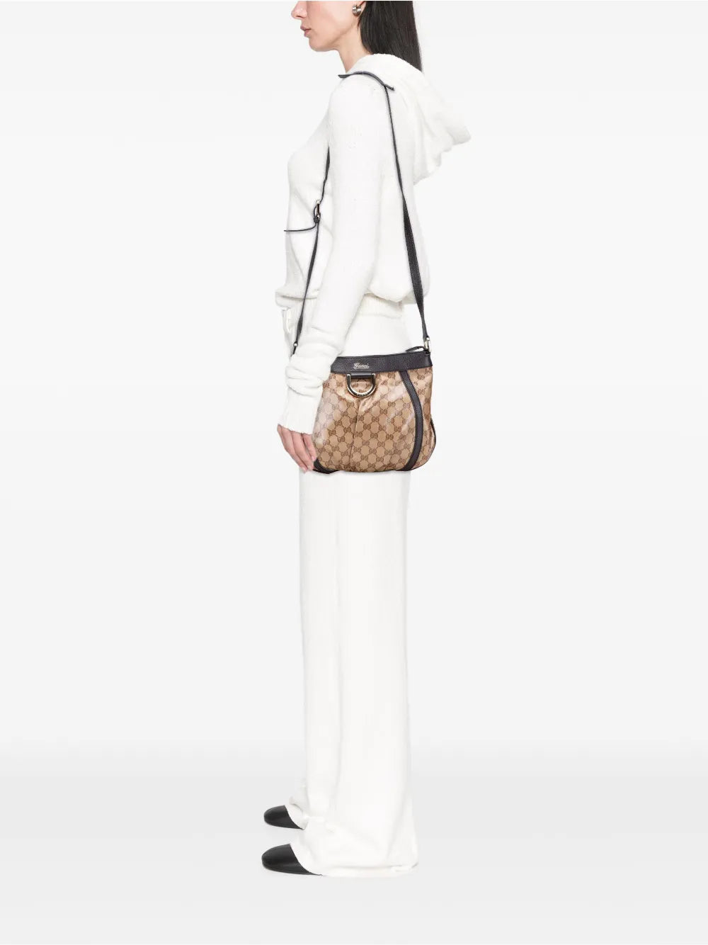 Pre-OwnedGucci Pre-Owned2000-2015 GG Crystal Abbey D Ring crossbody bag
