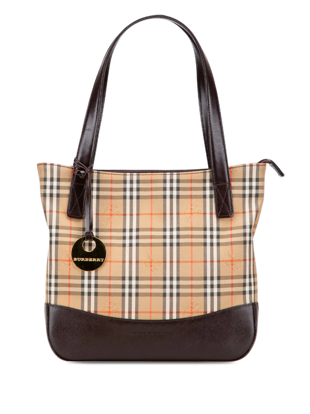 Pre-OwnedBurberry Pre-Owned2000-2017 Haymarket Check Canvas tote bag