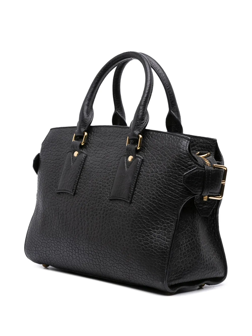 Pre-OwnedBurberry Pre-Owned2000-2017 Medium Grained Leather Clifton satchel