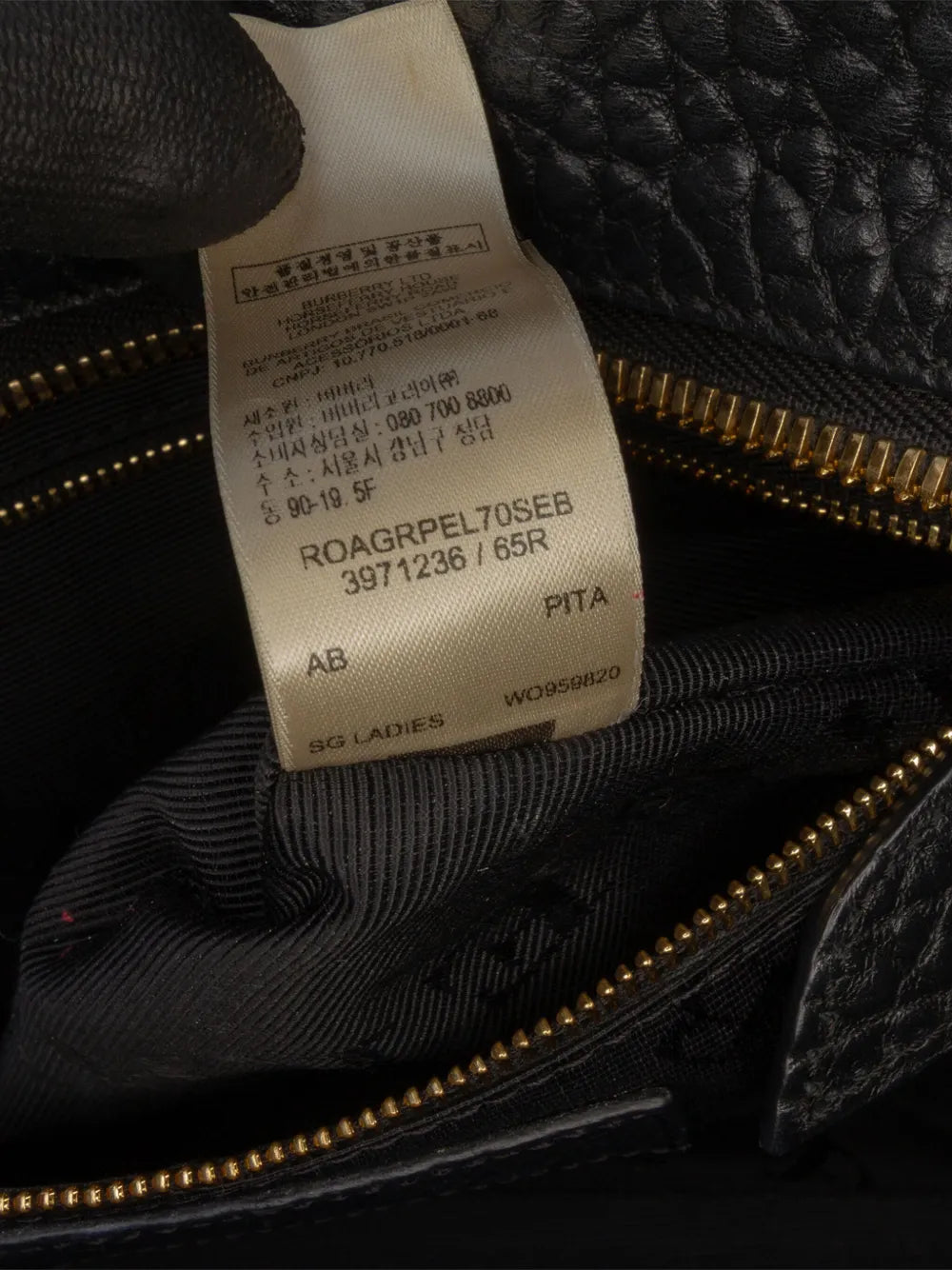 Pre-OwnedBurberry Pre-Owned2000-2017 Medium Grained Leather Clifton satchel