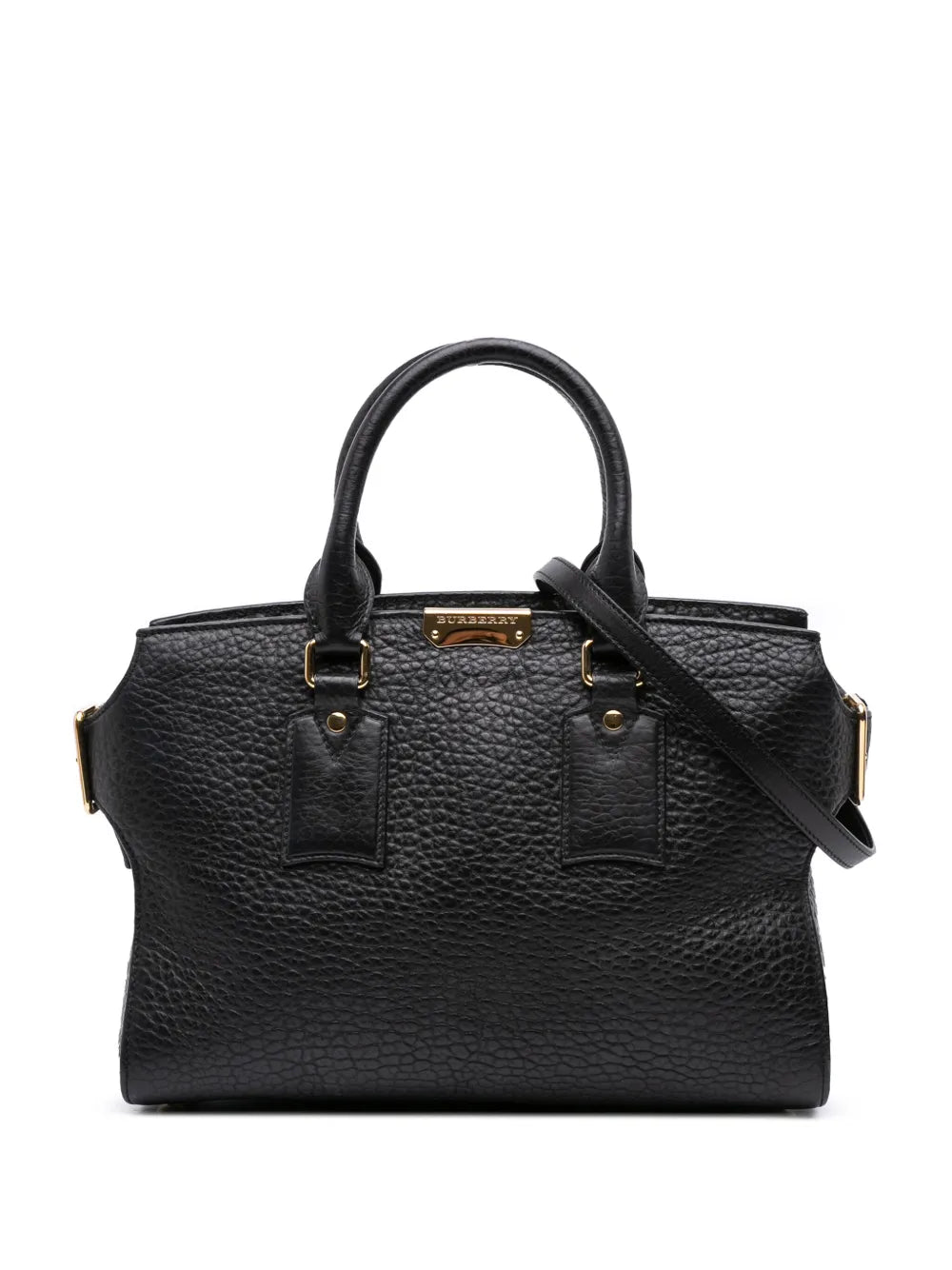 Pre-OwnedBurberry Pre-Owned2000-2017 Medium Grained Leather Clifton satchel