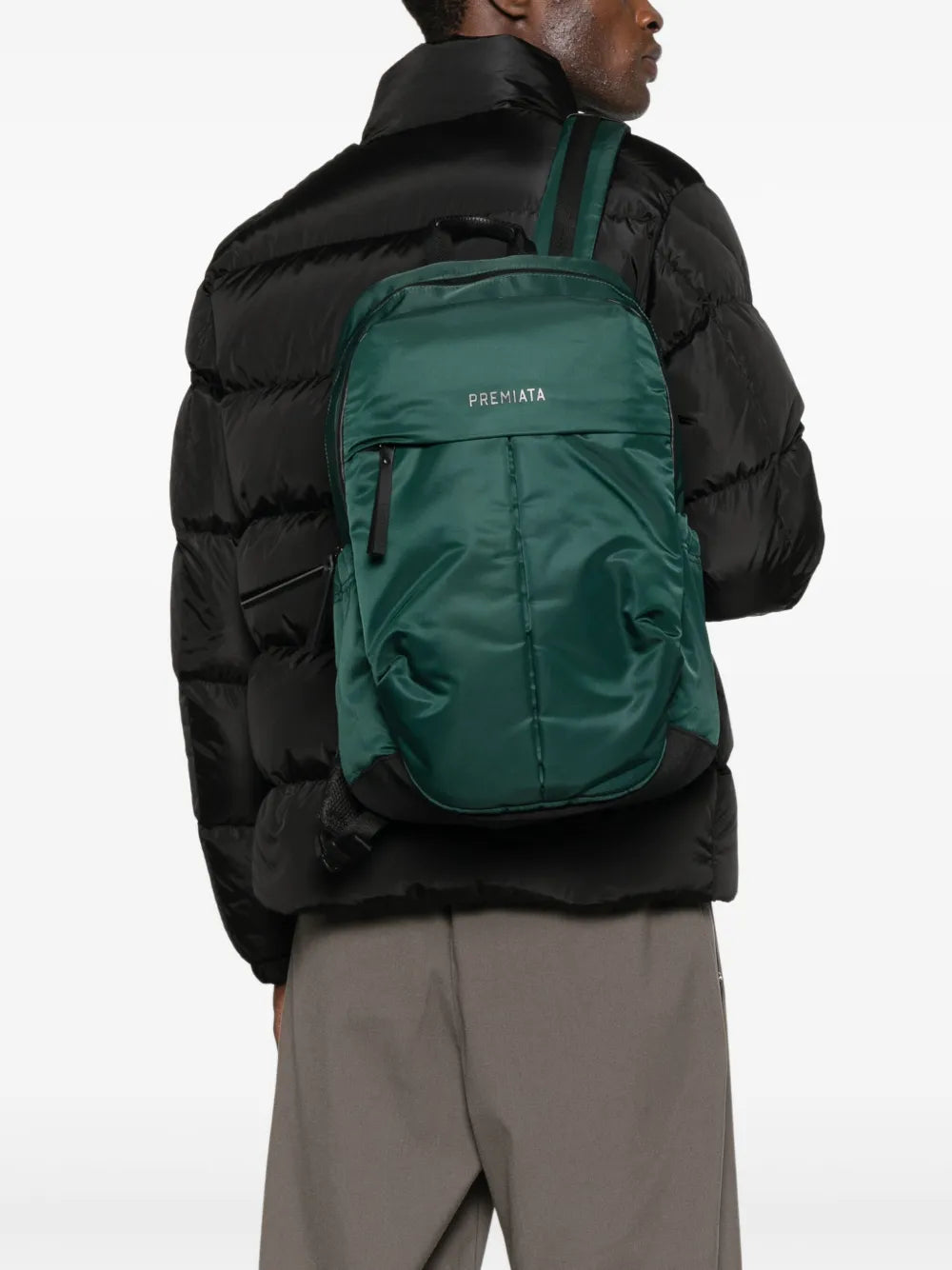 Premiatalogo-print backpack