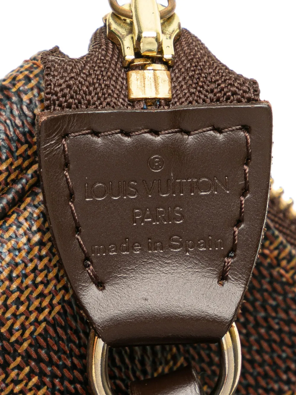 Pre-OwnedLouis Vuitton Pre-Owned2011 Damier Ebene Pochette Accessoires shoulder bag