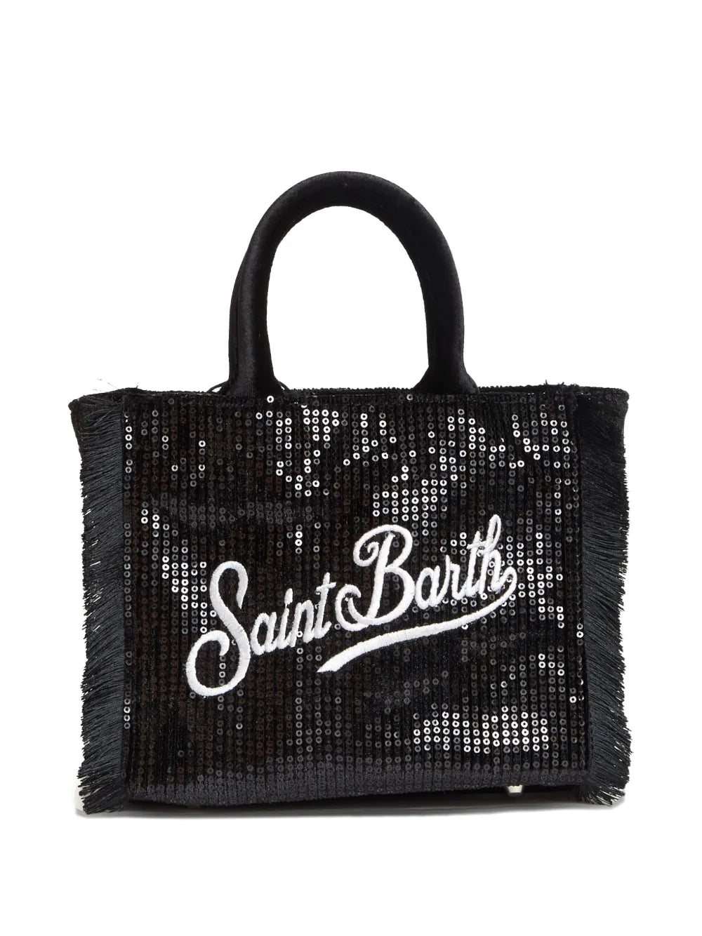 MC2 Saint Barthmini Vanity sequin fringed tote bag