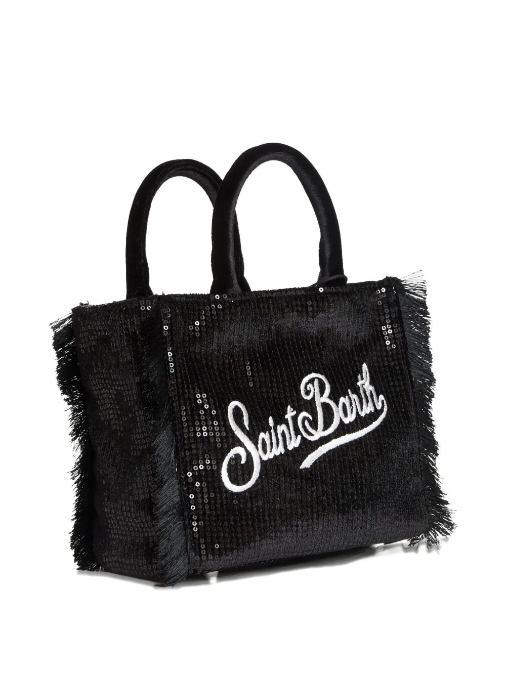 MC2 Saint Barthmini Vanity sequin fringed tote bag